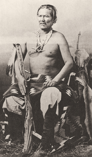 Navajo leader Manuelito, a “wolf of the mountains” and among the last to surrender to the U.S. Army.